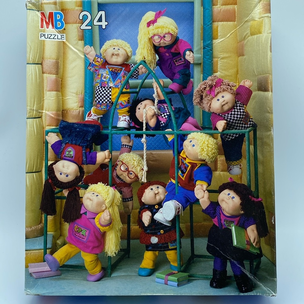 Vintage Cabbage Patch Kids 24 Piece Jigsaw Puzzle 1990
